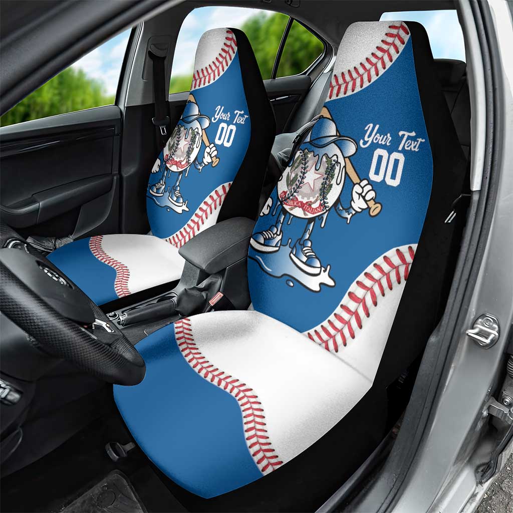 Italy 2026 Baseball Custom Car Seat Cover Go Champions Drip Style