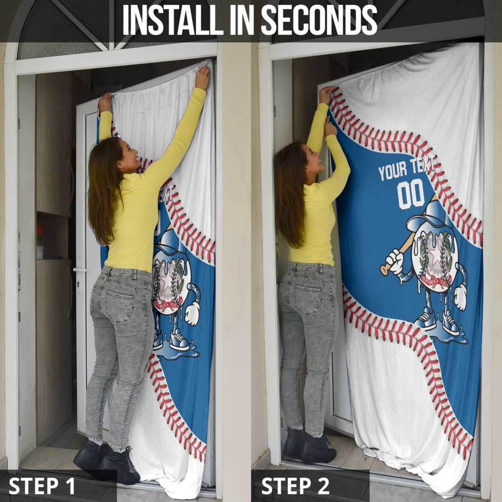 Italy 2026 Baseball Custom Door Cover Go Champions Drip Style