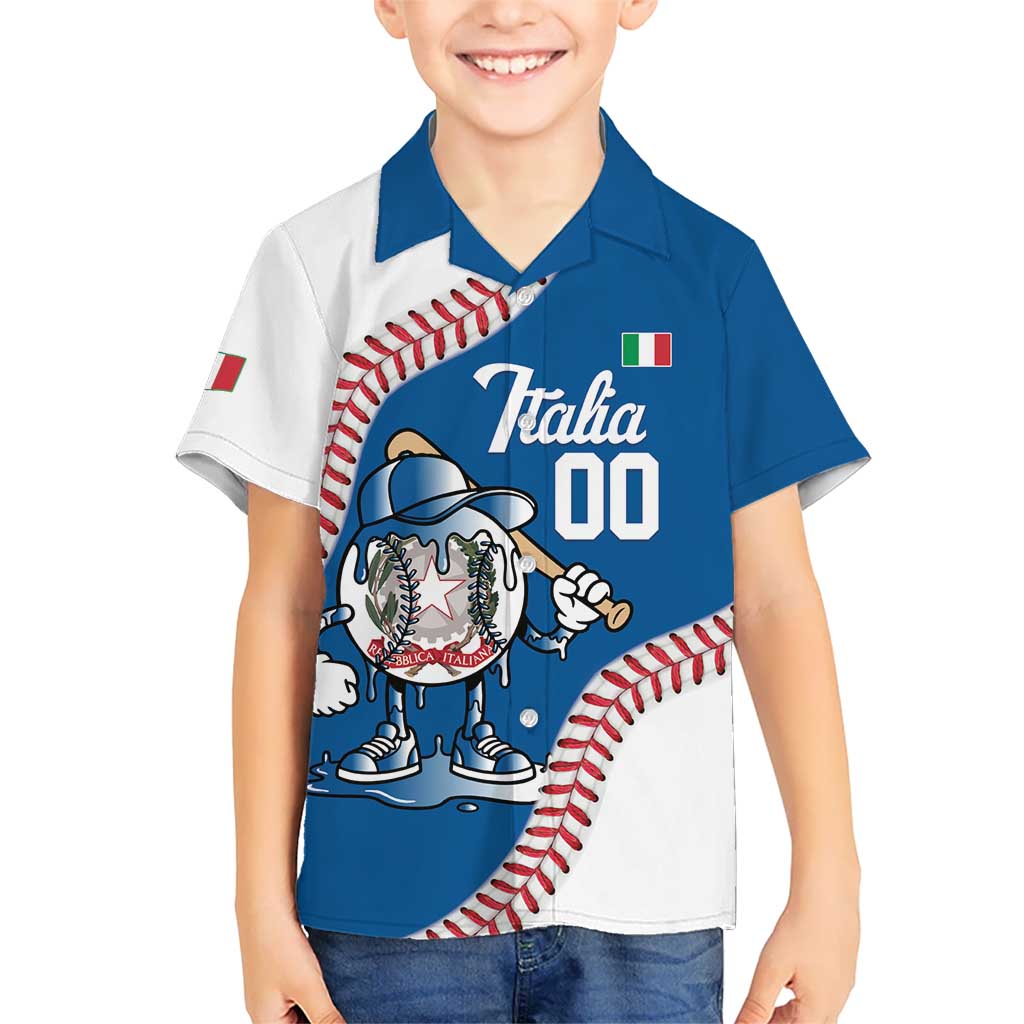 Italy 2026 Baseball Custom Hawaiian Shirt Go Champions Drip Style