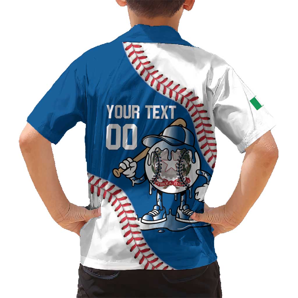 Italy 2026 Baseball Custom Hawaiian Shirt Go Champions Drip Style