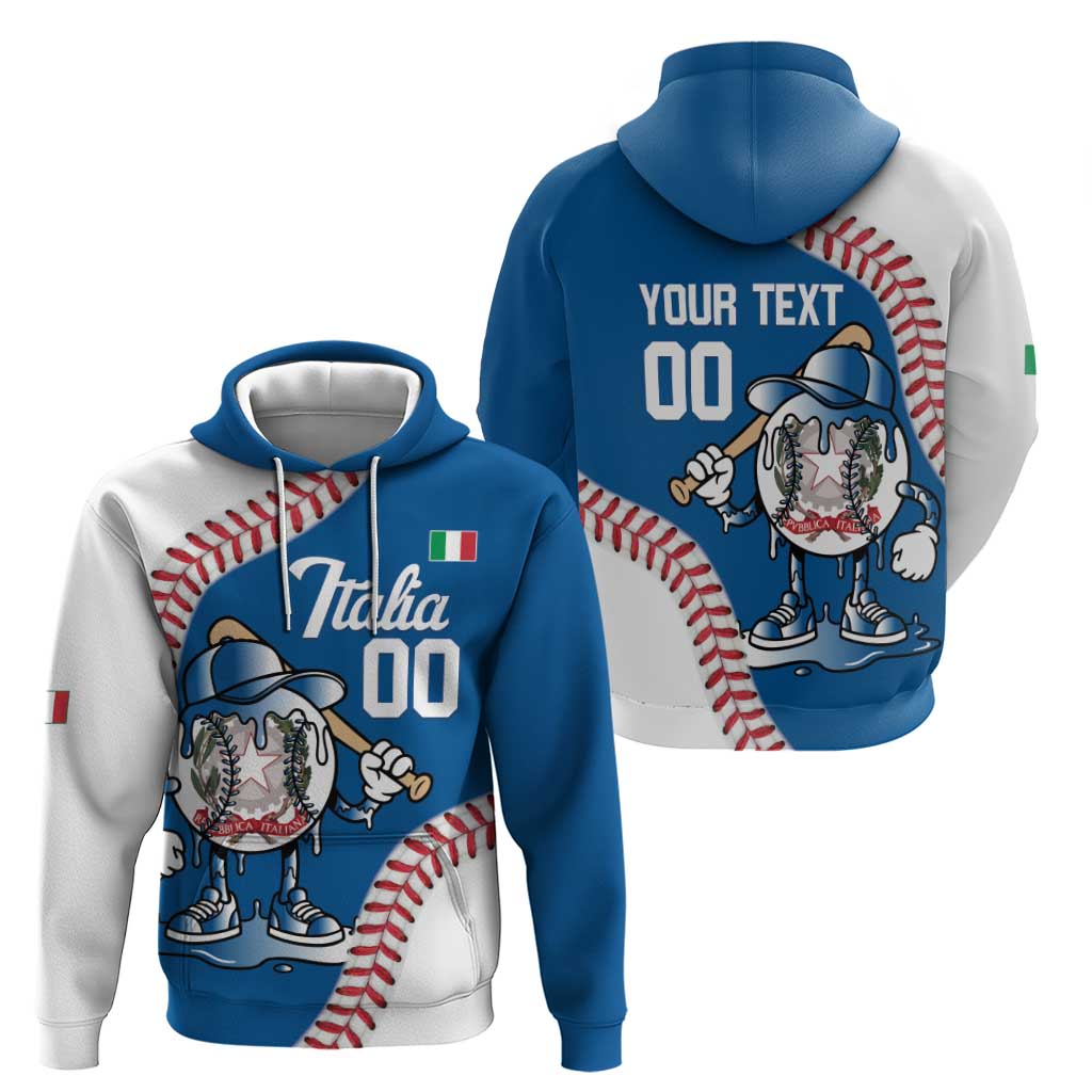Italy 2026 Baseball Custom Hoodie Go Champions Drip Style