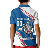 Italy 2026 Baseball Custom Kid Polo Shirt Go Champions Drip Style