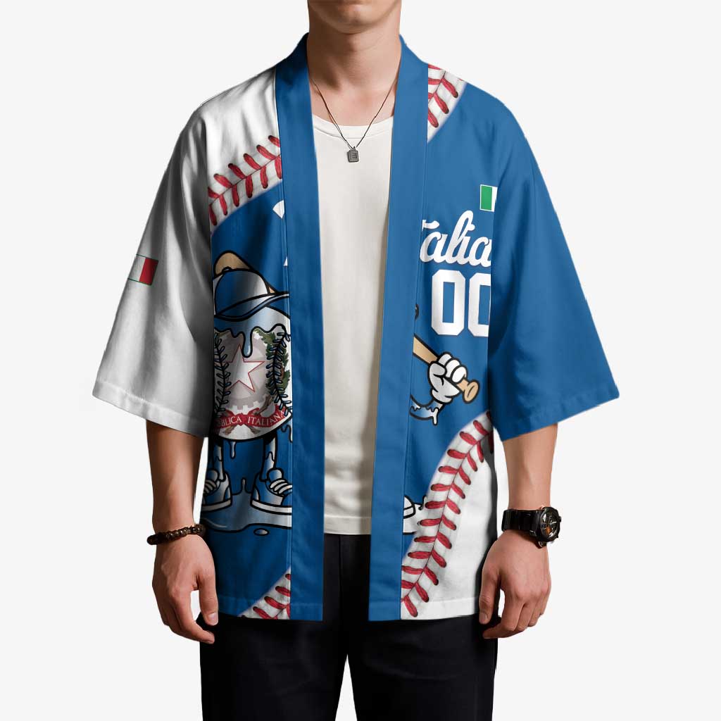 Italy 2026 Baseball Custom Kimono Go Champions Drip Style