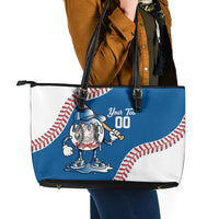Italy 2026 Baseball Custom Leather Tote Bag Go Champions Drip Style