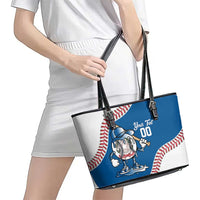 Italy 2026 Baseball Custom Leather Tote Bag Go Champions Drip Style