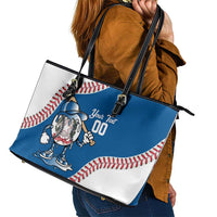 Italy 2026 Baseball Custom Leather Tote Bag Go Champions Drip Style