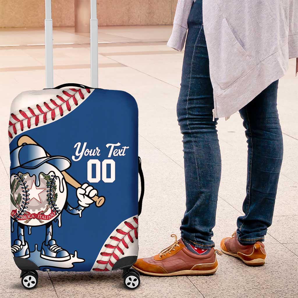 Italy 2026 Baseball Custom Luggage Cover Go Champions Drip Style