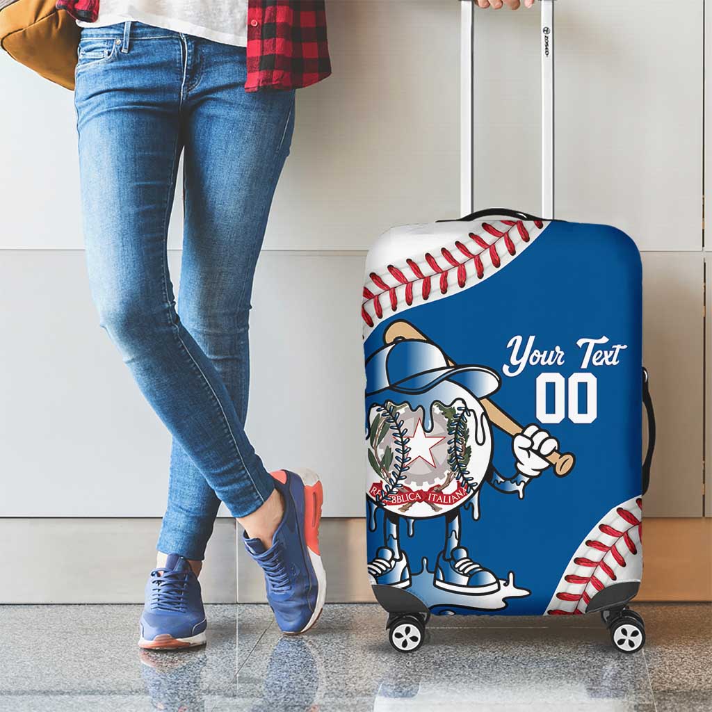 Italy 2026 Baseball Custom Luggage Cover Go Champions Drip Style