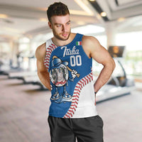 Italy 2026 Baseball Custom Men Tank Top Go Champions Drip Style