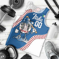 Italy 2026 Baseball Custom Men Tank Top Go Champions Drip Style