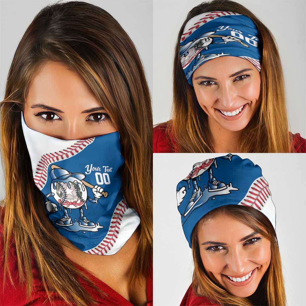 Italy 2026 Baseball Custom Neck Gaiter Go Champions Drip Style