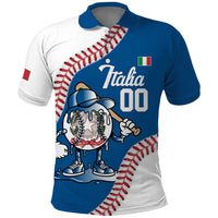 Italy 2026 Baseball Custom Polo Shirt Go Champions Drip Style