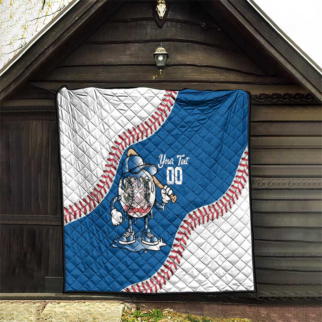 Italy 2026 Baseball Custom Quilt Go Champions Drip Style
