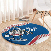 Italy 2026 Baseball Custom Round Carpet Go Champions Drip Style