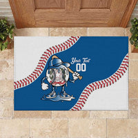 Italy 2026 Baseball Custom Rubber Doormat Go Champions Drip Style