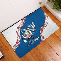 Italy 2026 Baseball Custom Rubber Doormat Go Champions Drip Style
