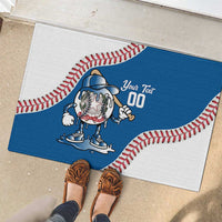 Italy 2026 Baseball Custom Rubber Doormat Go Champions Drip Style
