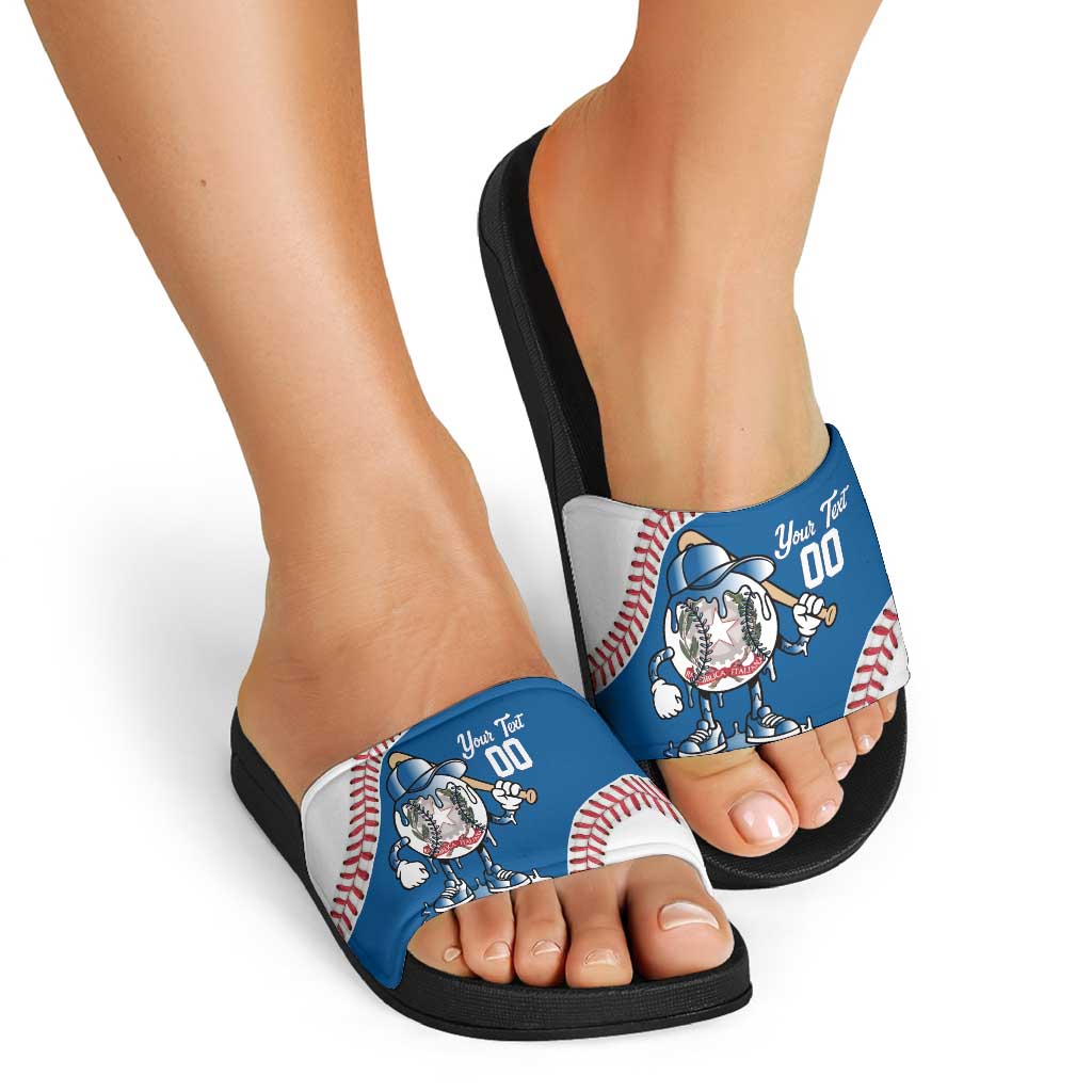 Italy 2026 Baseball Custom Slide Sandals Go Champions Drip Style