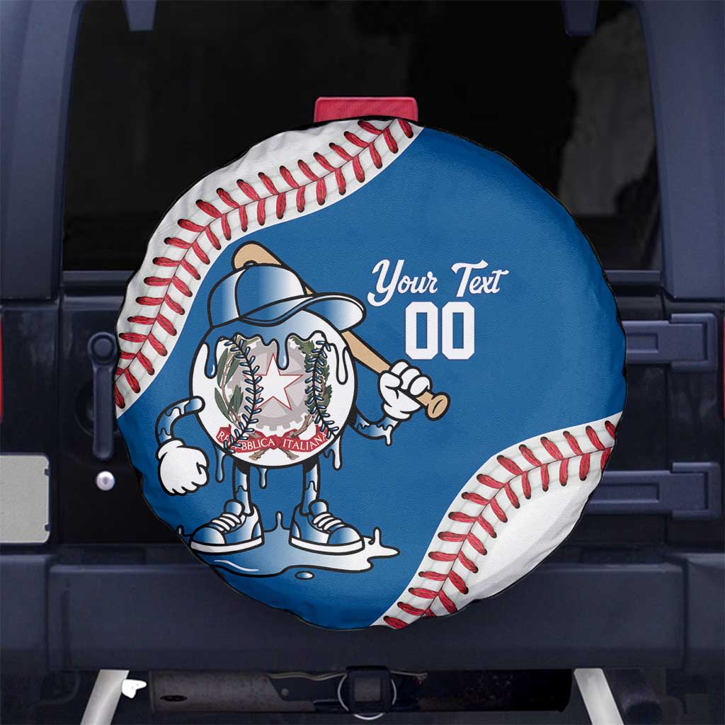 Italy 2026 Baseball Custom Spare Tire Cover Go Champions Drip Style