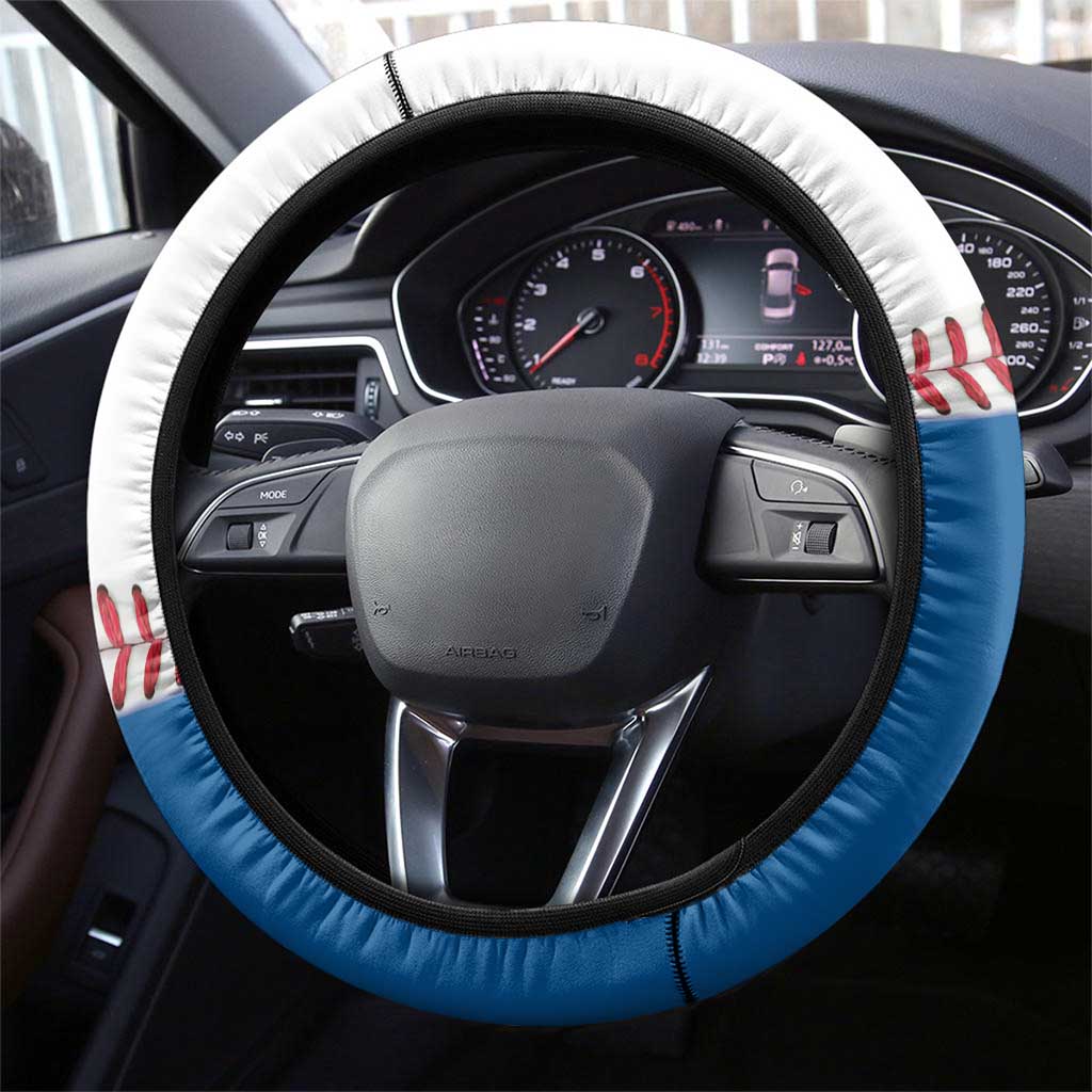 Italy 2026 Baseball Steering Wheel Cover Go Champions Drip Style