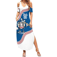 Italy 2026 Baseball Custom Summer Maxi Dress Go Champions Drip Style
