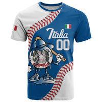 Italy 2026 Baseball Custom T Shirt Go Champions Drip Style