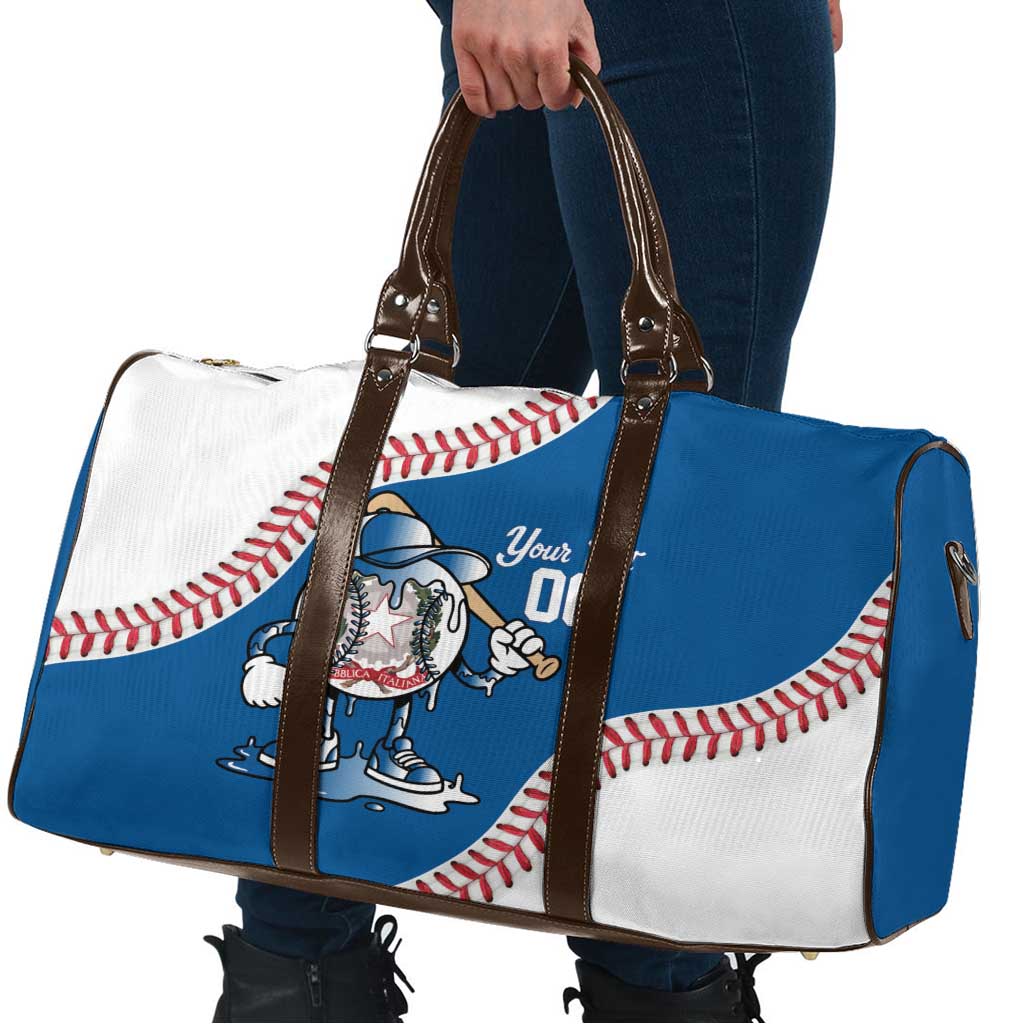 Italy 2026 Baseball Custom Travel Bag Go Champions Drip Style