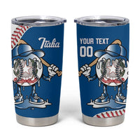 Italy 2026 Baseball Custom Tumbler Cup Go Champions Drip Style