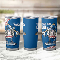 Italy 2026 Baseball Custom Tumbler Cup Go Champions Drip Style