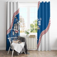 Italy 2026 Baseball Custom Window Curtain Go Champions Drip Style