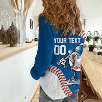 Italy 2026 Baseball Custom Women Casual Shirt Go Champions Drip Style