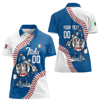 Italy 2026 Baseball Custom Women Polo Shirt Go Champions Drip Style