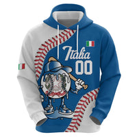Italy 2026 Baseball Custom Zip Hoodie Go Champions Drip Style