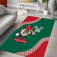 Mexico 2026 Baseball Custom Area Rug Go Champions Drip Style