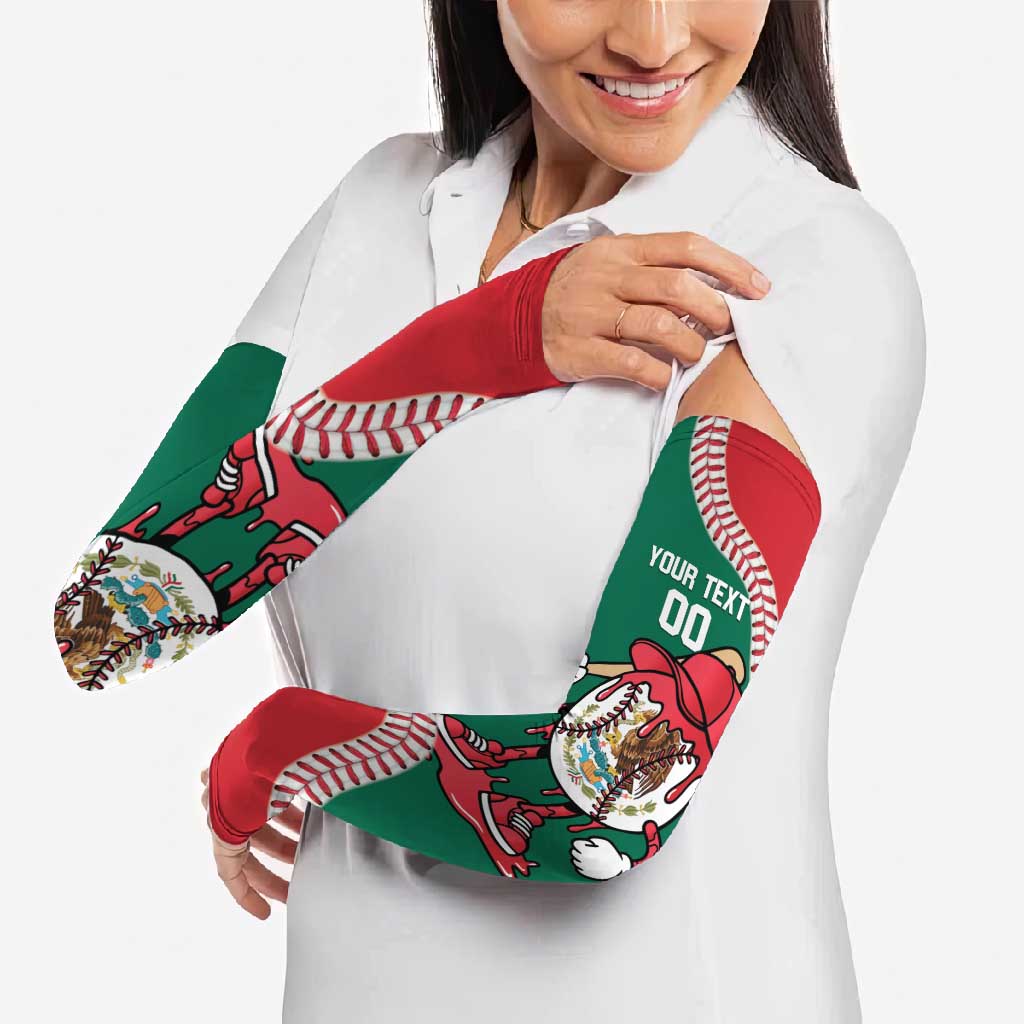 Mexico 2026 Baseball Custom Arm Sleeves Go Champions Drip Style