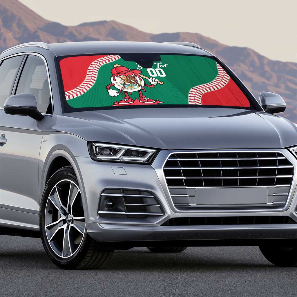 Mexico 2026 Baseball Custom Auto Sun Shade Go Champions Drip Style