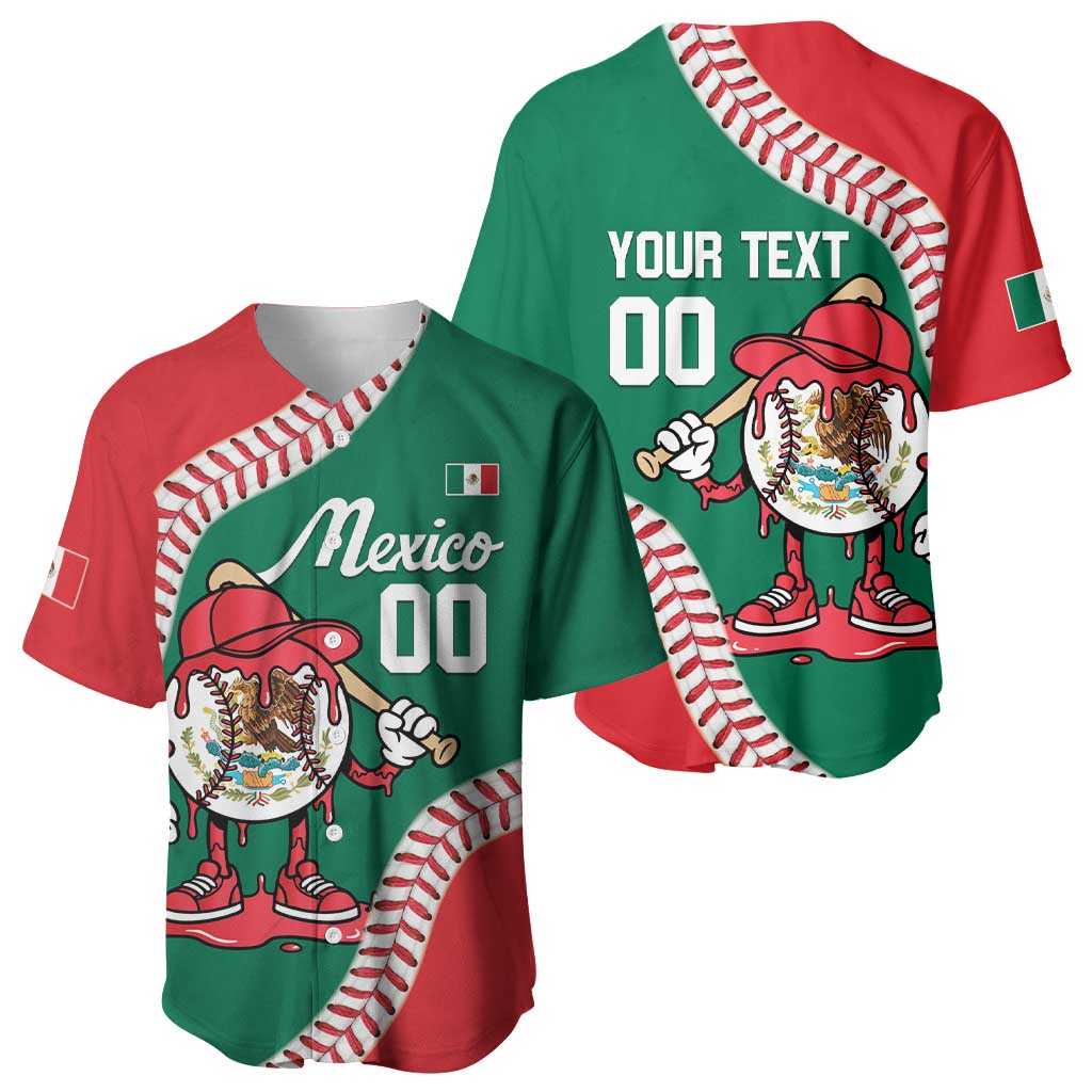 Mexico 2026 Baseball Custom Baseball Jersey Go Champions Drip Style