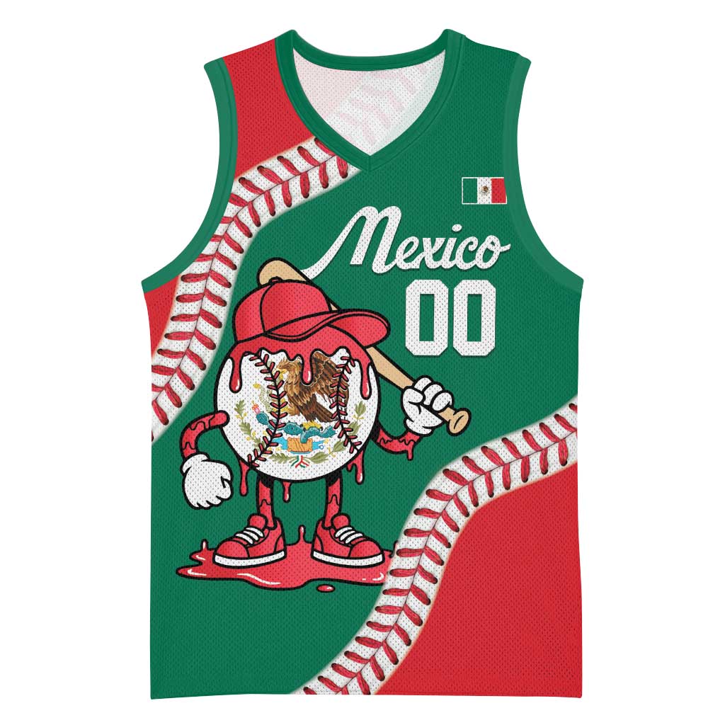 Mexico 2026 Baseball Custom Basketball Jersey Go Champions Drip Style