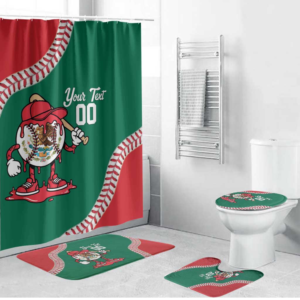 Mexico 2026 Baseball Custom Bathroom Set Go Champions Drip Style