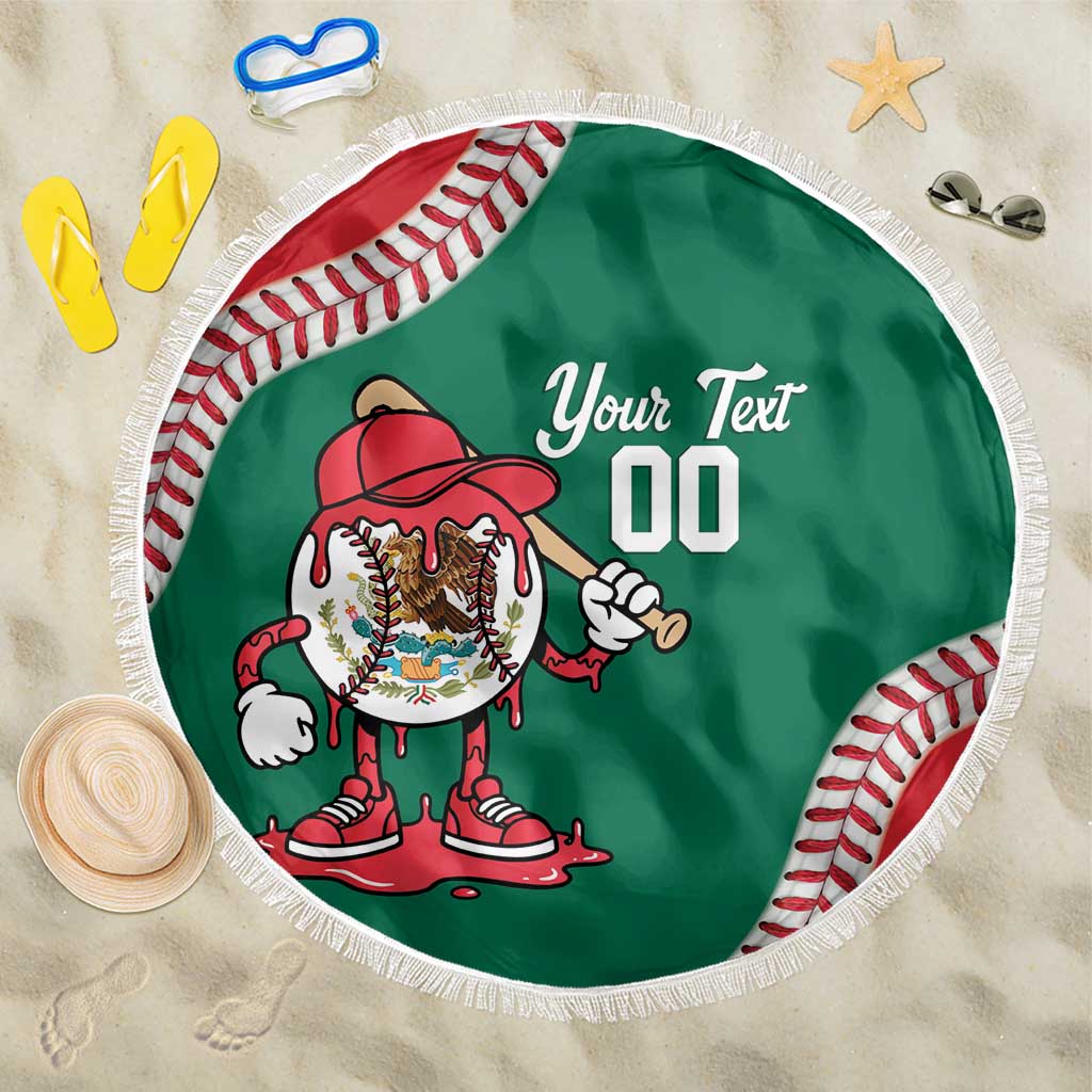 Mexico 2026 Baseball Custom Beach Blanket Go Champions Drip Style