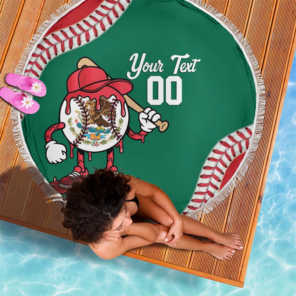 Mexico 2026 Baseball Custom Beach Blanket Go Champions Drip Style