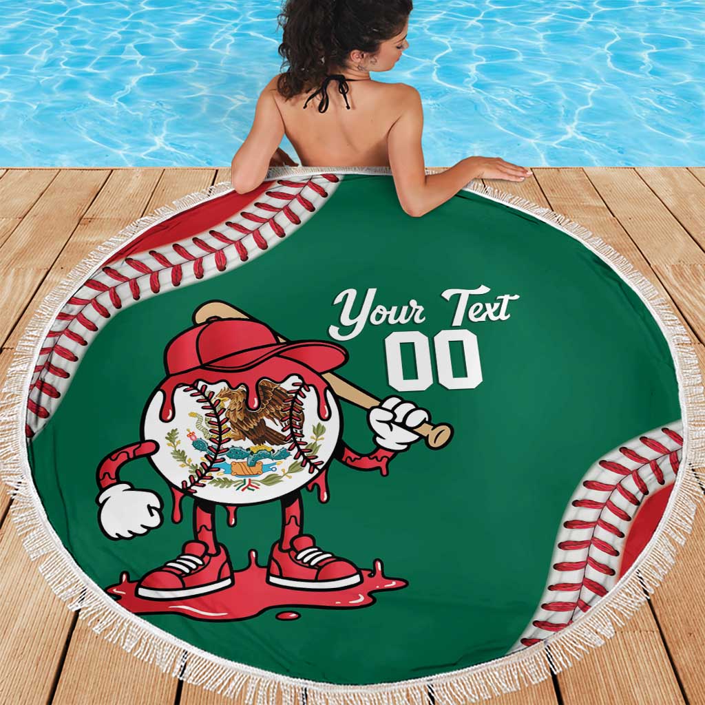 Mexico 2026 Baseball Custom Beach Blanket Go Champions Drip Style