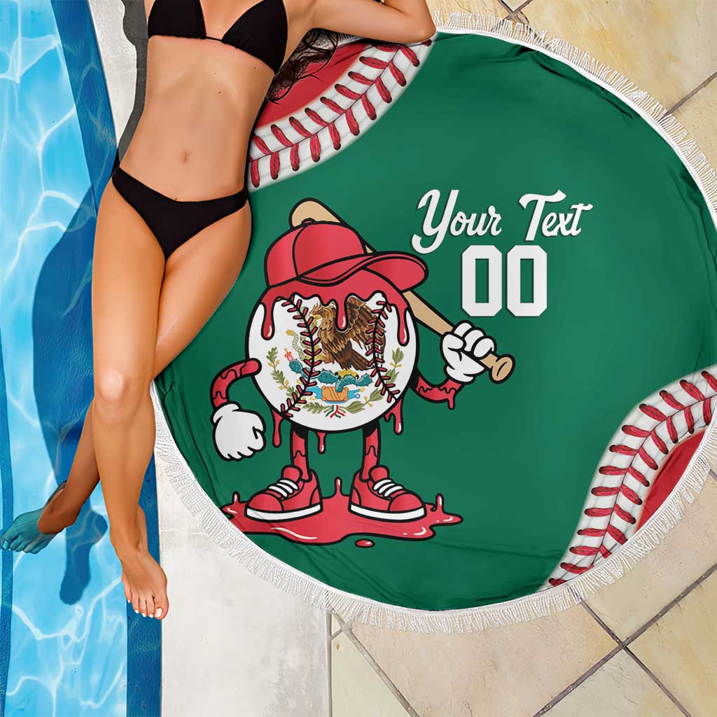 Mexico 2026 Baseball Custom Beach Blanket Go Champions Drip Style