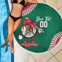 Mexico 2026 Baseball Custom Beach Blanket Go Champions Drip Style
