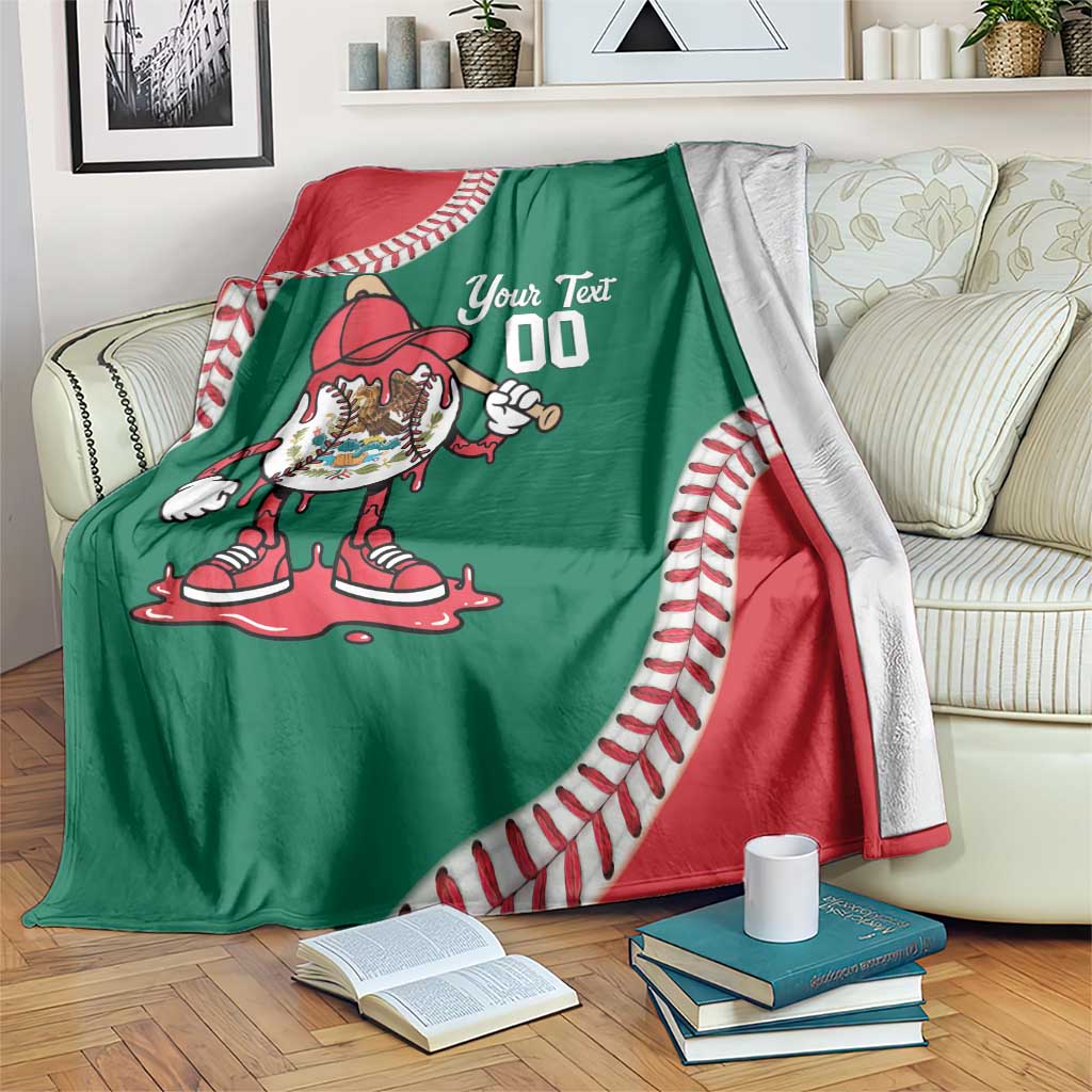 Mexico 2026 Baseball Custom Blanket Go Champions Drip Style