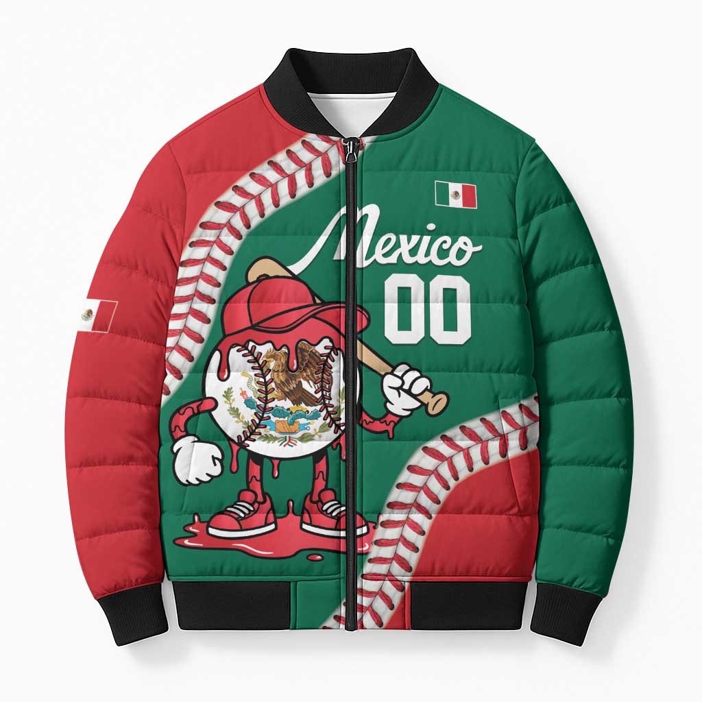 Mexico 2026 Baseball Custom Bomber Puffer Jacket Go Champions Drip Style