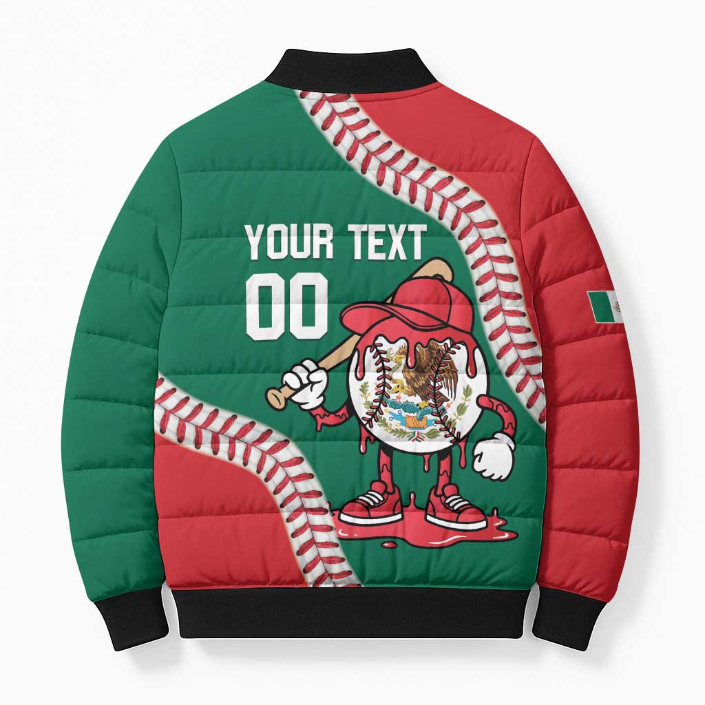 Mexico 2026 Baseball Custom Bomber Puffer Jacket Go Champions Drip Style