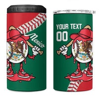 Mexico 2026 Baseball Custom 4 in 1 Can Cooler Tumbler Go Champions Drip Style