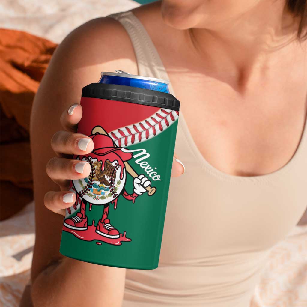 Mexico 2026 Baseball Custom 4 in 1 Can Cooler Tumbler Go Champions Drip Style