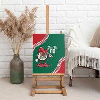 Mexico 2026 Baseball Custom Canvas Wall Art Go Champions Drip Style